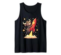 Bitcoin Crypto Currency Bull BTC Block Chain Tank Top