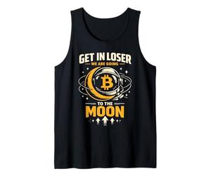 Bitcoin Crypto Get in Looser We are Going to The Moon Tank Top