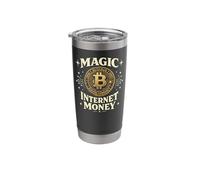 Bitcoin Crypto Magic Internet Money Stainless Steel Insulated Tumbler