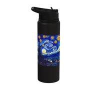Bitcoin Crypto Men Women Graphic Tee Merchandise Merch Stainless Steel Insulated Water Bottle