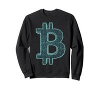 Bitcoin Cryptocurrency BTC Binary Code Coders & Traders Sweatshirt