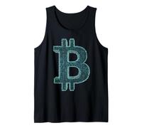 Bitcoin Cryptocurrency BTC Binary Code Coders & Traders Tank Top