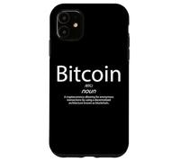 Bitcoin Definition Cryptocurrency Blockchain Crypto BTC Case for iPhone 11