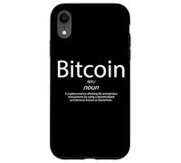 Bitcoin Definition Cryptocurrency Blockchain Crypto BTC Case for iPhone XR
