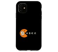 Bitcoin Eats the World - fiat is a crime nostr gm maxi Case for iPhone 11