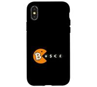 Bitcoin Eats the World - fiat is a crime nostr gm maxi Case for iPhone X/XS