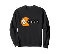 Bitcoin Eats the World - fiat is a crime nostr gm maxi Sweatshirt