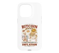 Bitcoin Fixes Fireworks Inflation Funny Crypto T- Case for iPhone 15 Pro