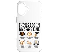 Bitcoin Funny BTC Crypto Currency Investor Trader Case for iPhone 16