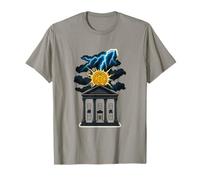 Bitcoin Future Design Crypto Lightning Graphic Wealth Energy T-Shirt