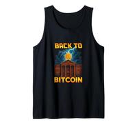 Bitcoin Future Design Crypto Lightning Graphic Wealth Energy Tank Top