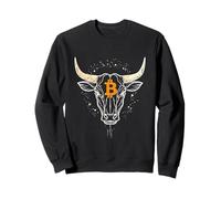 Bitcoin Geometric Bull Logo HODL Investor Trader BTC Sweatshirt