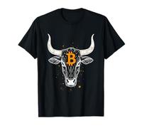 Bitcoin Geometric Bull Logo HODL Investor Trader BTC T-Shirt