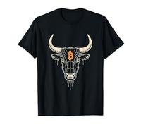 Bitcoin Geometric Bull Logo HODL Investor Trader BTC T-Shirt