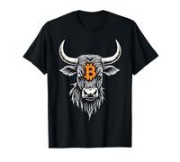 Bitcoin Geometric Bull Logo HODL Investor Trader BTC T-Shirt