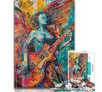 Bitcoin Graffiti 1000 Pieces Jigsaw Puzzles for Adults And Teens,Stress Reliever Staycation Kill Time with Matching Poster And Trivia Sheet (75x50cm)