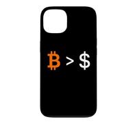 Bitcoin Greater Than Dollar Minimalist Design Case for iPhone 13