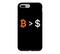 Bitcoin Greater Than Dollar Minimalist Design Case for iPhone 7 Plus/8 Plus