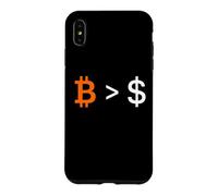 Bitcoin Greater Than Dollar Minimalist Design Case for iPhone XS Max