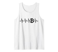 Bitcoin Heartbeat ECG Pulse Tank Top