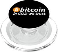 Bitcoin In God We Trust American Freedom Currency Crypto btc PopSockets PopGrip for MagSafe
