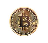 Bitcoin Iron on Screen Print Transfers for Fabrics Washable Crypto Currency