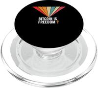 Bitcoin is Freedom sound money decentralize hope bitcoin PopSockets PopGrip for MagSafe