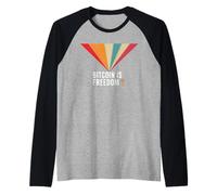 Bitcoin is Freedom Sound Money decentralize Hope Bitcoin Raglan Baseball Tee