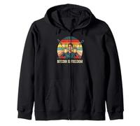 Bitcoin is Freedom sound money decentralize hope bitcoin Zip Hoodie