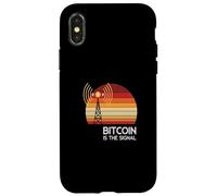 Bitcoin is the signal value freedom future sound bitcoin Case for iPhone X/XS