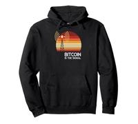 Bitcoin is the signal value freedom future sound bitcoin Pullover Hoodie