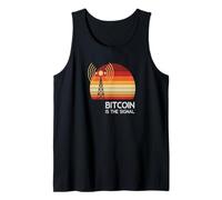 Bitcoin is the signal value freedom future sound bitcoin Tank Top
