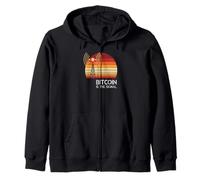 Bitcoin is the signal value freedom future sound bitcoin Zip Hoodie