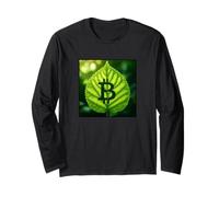 Bitcoin Leaf Tree Forest Green Life Nature Long Sleeve T-Shirt