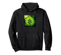 Bitcoin Leaf Tree Forest Green Life Nature Pullover Hoodie