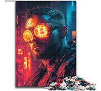 Bitcoin Logo Adult Jigsaws 1000 Pieces Difficult, Toys Educational Games Stress Relieving Unique Birthday And Gifts (50x75cm)