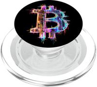 Bitcoin Logo Crypto Trader Investor Cryptocurrency BTC PopSockets PopGrip for MagSafe