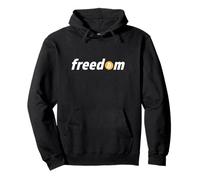 Bitcoin Logo Freedom Crypto Pullover Hoodie