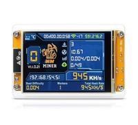 Bitcoin Lottery Miner, 1060KH/s USB Solo BTC Crypto Mining Device 2.8" Smart Touch Screen, with ESP32 WiFi Bluetooth, for Pool Mining