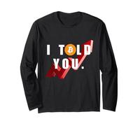 Bitcoin Lover Design for Up Trend Setters Long Sleeve T-Shirt