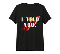 Bitcoin Lover Design for Up Trend Setters Premium T-Shirt