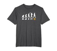Bitcoin Money Evolution Buy The Deep Funny Crypto Men Women T-Shirt, Men's Big and Tall, Dark Heather Grey, 6X Tall