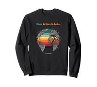 Bitcoin no ruler no border freedom money truth power bitcoin Sweatshirt
