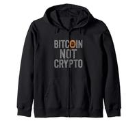 Bitcoin Not Crypto Libertarian Tech Freedom Zip Hoodie