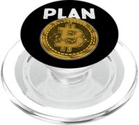 Bitcoin "PLAN B" BTC Maximalist Big Coin Symbol PopSockets PopGrip for MagSafe