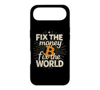 Bitcoin Revolution Fix The Money Fix The World BTC Logo Case for iPhone Air