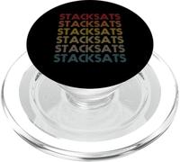 Bitcoin Satoshi BlockChain Crypto Krypto BTC Stacksats PopSockets PopGrip for MagSafe