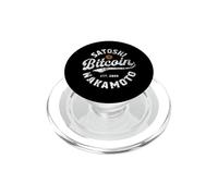 Bitcoin Satoshi Nakamoto Est 2009 Crypto Blockchain Wallet PopSockets PopGrip for MagSafe