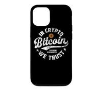 Bitcoin Satoshi Nakamoto In Crypto We Trust Blockchain Case for iPhone 12/12 Pro