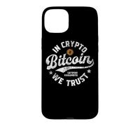 Bitcoin Satoshi Nakamoto In Crypto We Trust Blockchain Case for iPhone 15 Plus